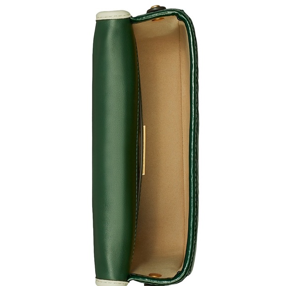 New Tory Burch ROBINSON PATENT QUILTED SHOULDER BAG - Picture 7 of 17